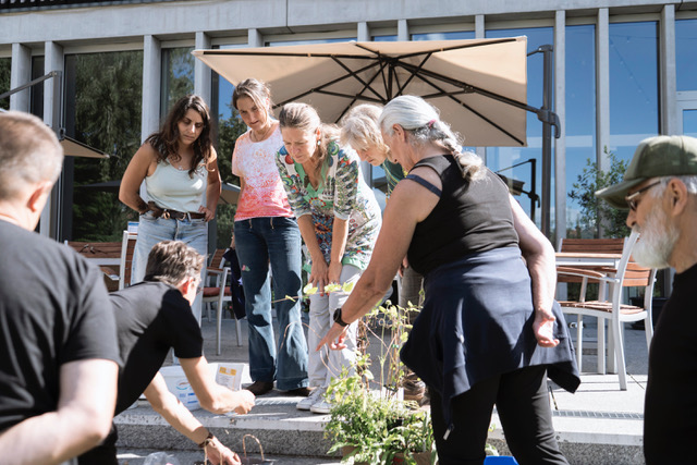 Rückblick.Foto von der Gruppe.